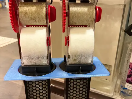 Dual Nano MAT 4" filter sock adapter for fuji cube