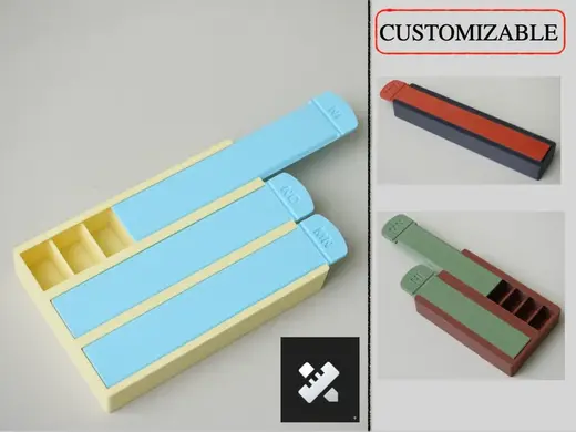 Parametric Pill Box Organizer Custom Daily Planner