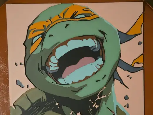 Hueforge:Teenage Mutant Ninja Turtles-Michelangelo