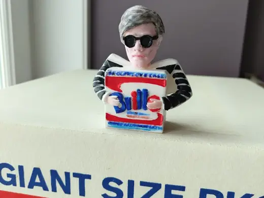 Andy Warhol Brillo box pop art escape bust