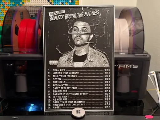 TheWeeknd Beauty Behind the Madness Album HueForge