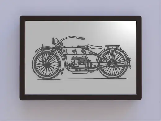 Vintage Motorcycle Patent Art