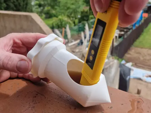 Modular Hydroponic Tower Water measure Pot Raw