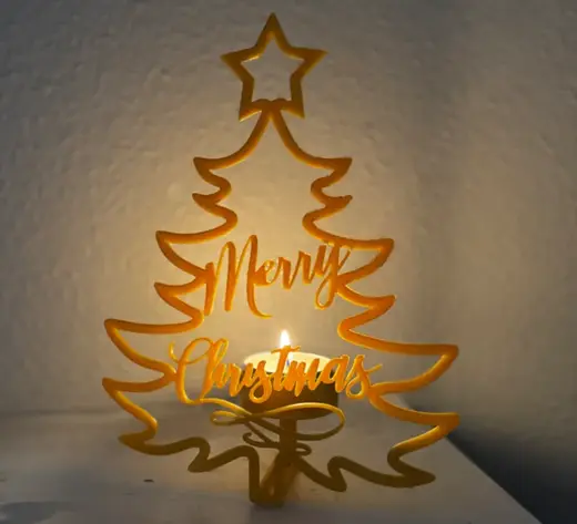 Christmas Tree Tea Light Holder