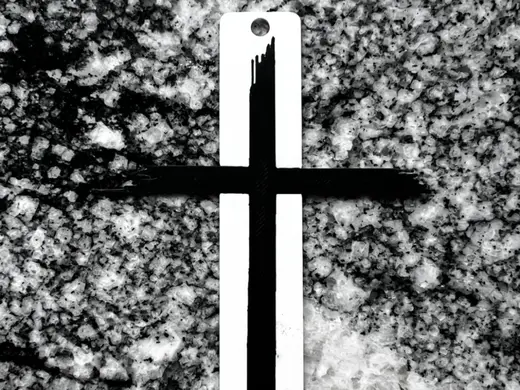 Painted Cross Bookmark