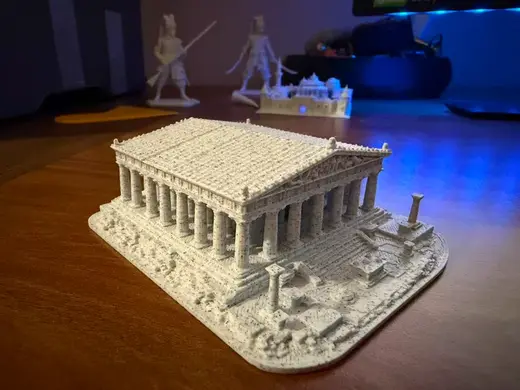 Assos Temple of Athena (Behramkale) Miniature