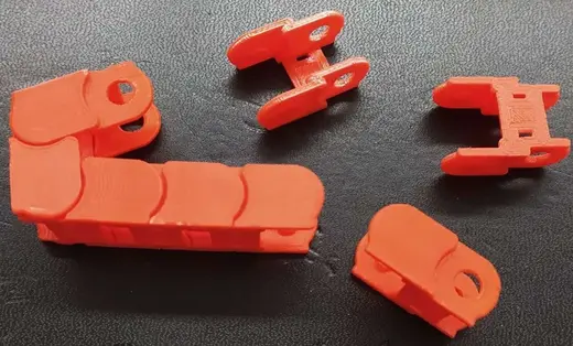 Cable chain minimalist, open, fast print