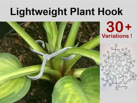 Lightweight Plant hook set with latching variants