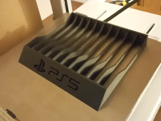 ps5 games holder rack modern light design and logo