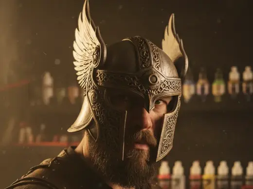 Antiker Engelshelm / Winged Helmet