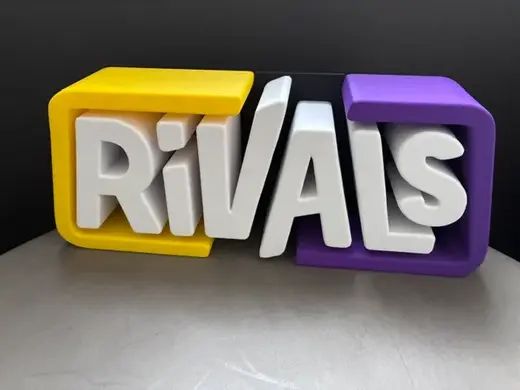 ROBLOX Rivals 3D Logo (Colour separated)