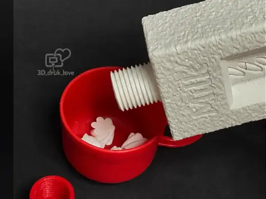 Milk Bottle Passthrough Fidget Toy