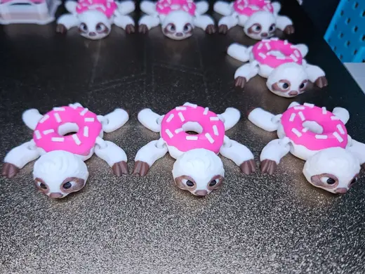 Articulated Donut Sloth