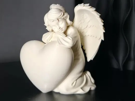 Angel Resting on Heart