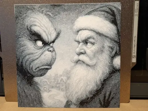 Whoville stand off - Hueforge 2 colours