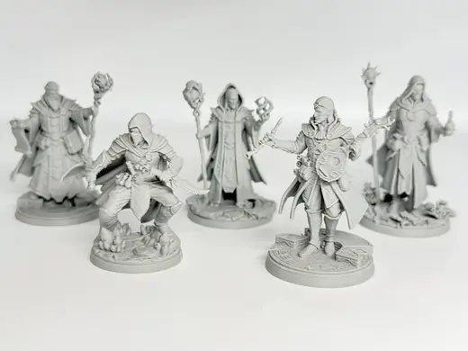Elite Elf Heroes: Detailed TTRPG Minis Set DND
