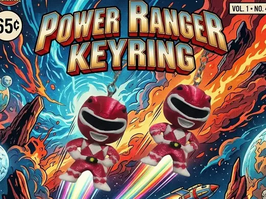Power ranger keyring