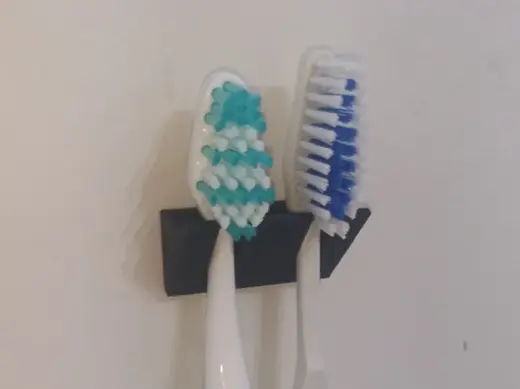 Toothbrush Wallmount Double