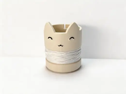 手工工具-猫咪款线轴,收纳格