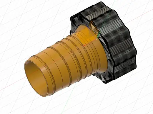 Intex G2 1.5" (38mm) filter hose adapter