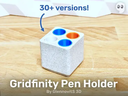 Gridfinity Pen Holder - Clean stand, ready to use