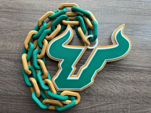South Florida Bulls Oversized Necklace, Hype Chain