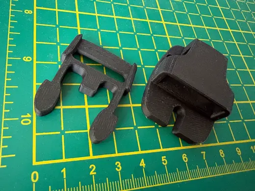 Wall mount buckle 25 mm strap