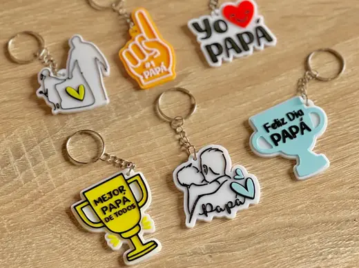 Llaveros del día del Padre