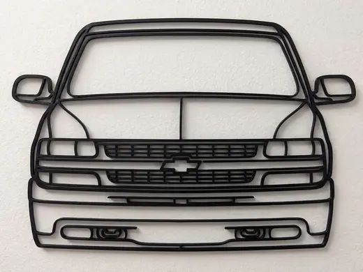 Chevrolet Silverado GMT800 Front Wall Art