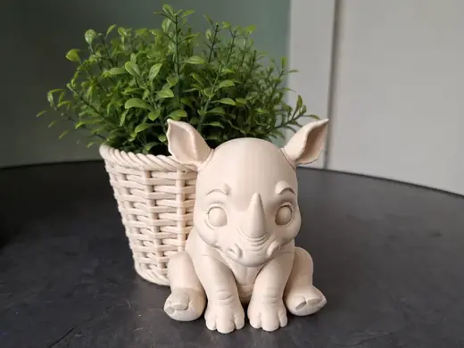 Adorable Baby Rhino Planter