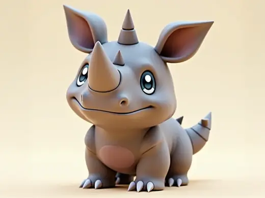 Unicorn Rhinoceros - The Rhinocorn or Unirhino :)