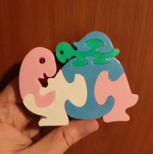 Turtle puzzle for kids