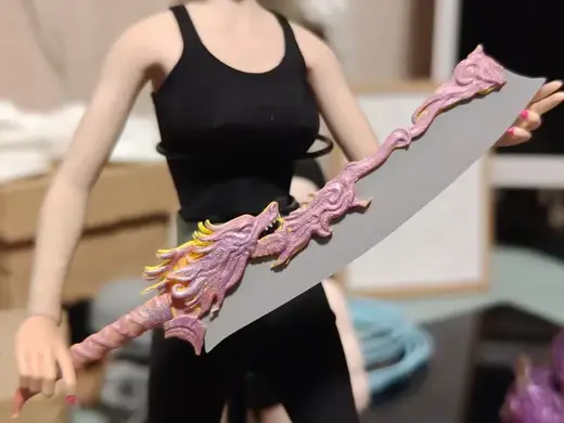 1:6兵人道具-屠龙刀