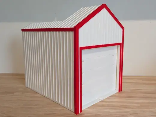 1:32 1/32 Toy Shop with Working Overhead Door