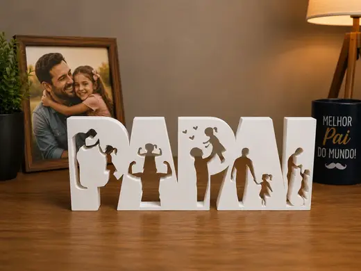 Dia Dos Pais Texto - PAPAI versão Menina com pai