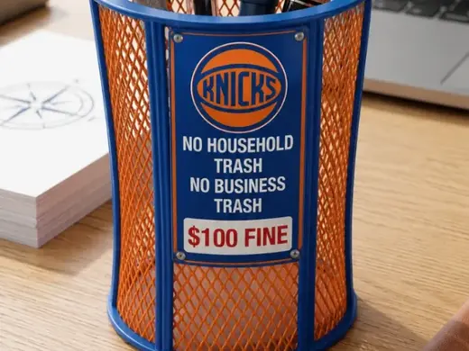 The Best Viral New York Knicks Trash can