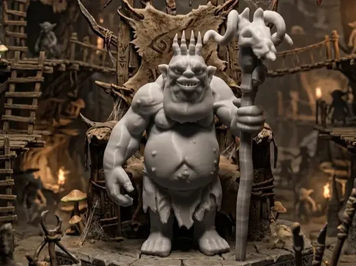 Great goblin lord of the rings