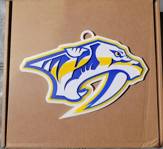 NASHVILLE PREDATORS 3D Logo 180mm series
