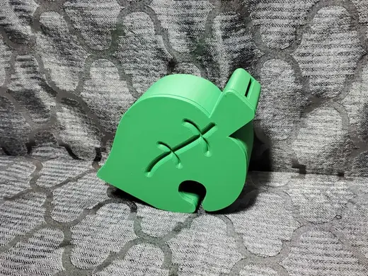 Animal Crossing Leaf Coin Bank