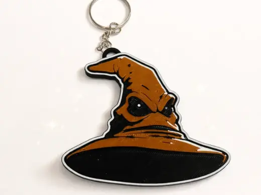 Sorting Hat from the Harry Potter keychain