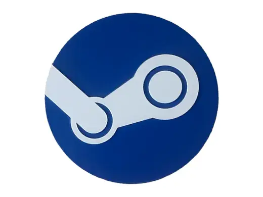 Steam Logo 2D Wall Art Valve Gaming Decor