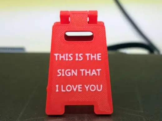 A little sign to say i love you