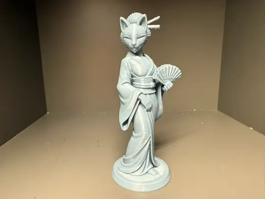 Figura Geisha gato