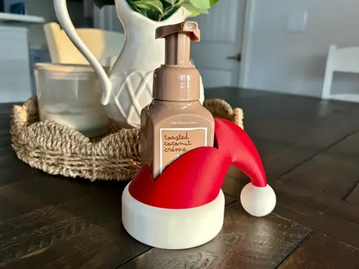 Santa Hat Soap Dispenser Sleeve