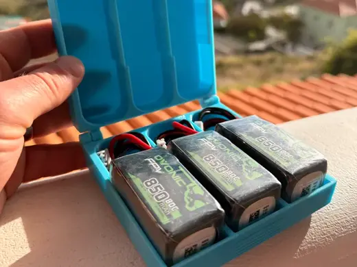 3x OVONIC 850mAh 4S Battery Case - XT30 (PiP)