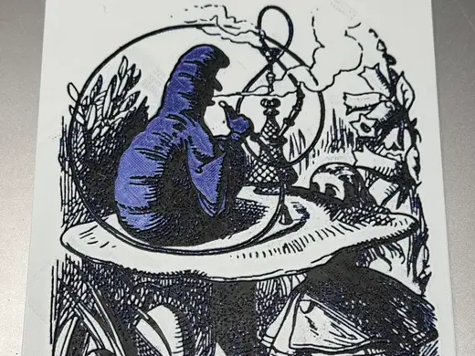 The Caterpillar - Alice in Wonderland (HueForge)