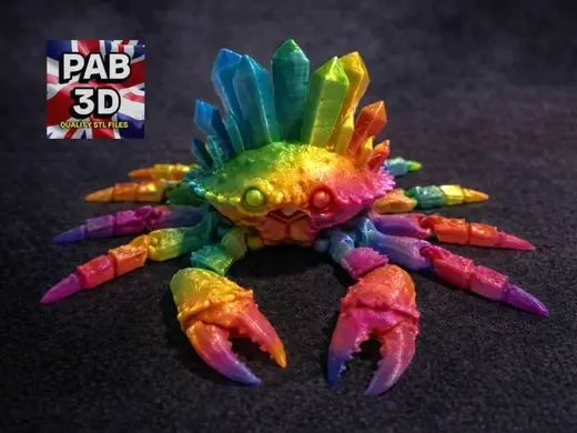Articulated Crystal crab