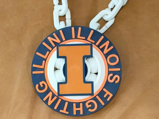 Illinois Fighting Illini Spinner Chain