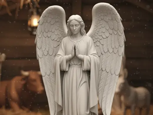 Arcangelo Gabriele realistico per presepe natività