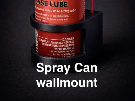 Spray can wall mount